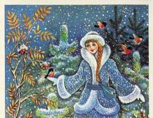 The image of the Snow Maiden in Dahl's works