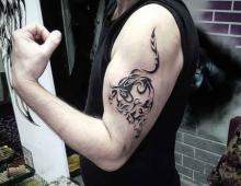 Tetovaža znaka zodiaka Bik Tattoo znaka zodiaka Bik