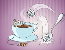 Črni čaj s sladkorjem: škoda in korist
