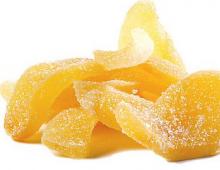 Posušen ingver v sladkorju - koristi in škode Posušen ingver v sladkorju - koristi in škode